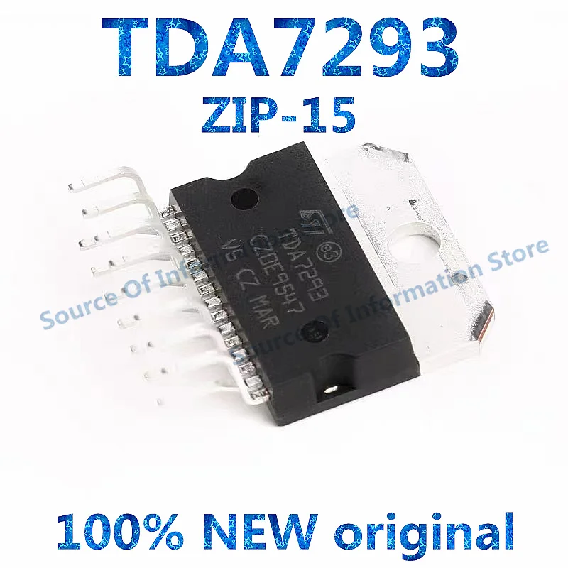 1 kom. čip аудиоусилителя TDA7293 ZIP-15 120, 100 W