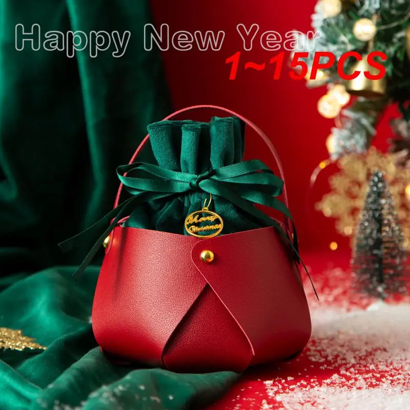 1 ~ 15 kom., torba Za Pakiranje Čokolade sretan Božić, Crtani Božićni Nakit, Božićno Drvce, bilo koji otvoreni položaj Ukras