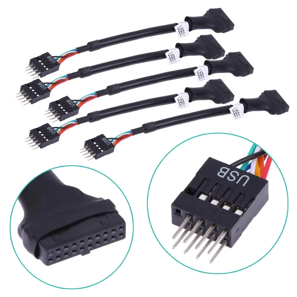 20/19-pinski kabel USB3.0 za žene i 9-pinski kabel USB2.0 za muškarce i za matične ploče