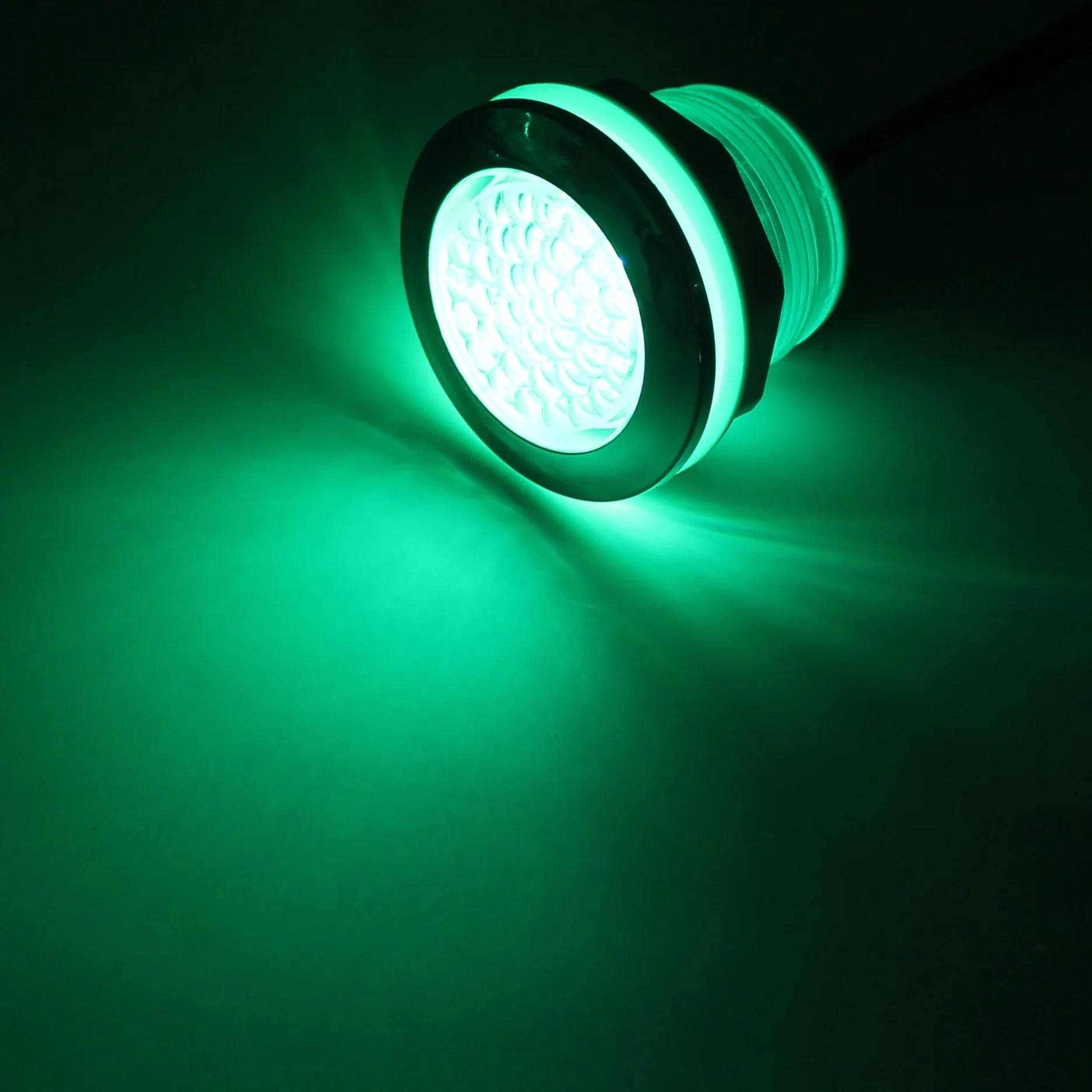 4kom vodootporan RGB foottub led svjetiljka za kupanje LED lampa za vruće kupke Veličina rupe 53 55 mm, 60 mm led lampa za spa 4 kontakta kabel bez kontrolera