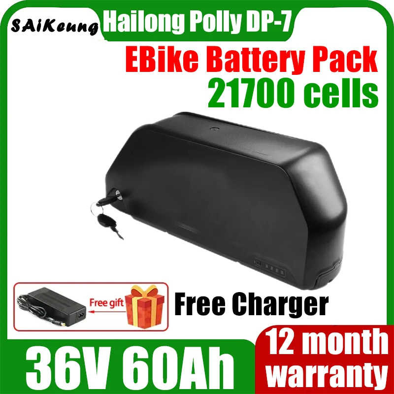 Accu Akku 36V 25/30/40/50/60ah21700 Električni baterija za электровелосипеда Hailong Polly Downtube Bafang Batterij Voor 250 W-1500 W