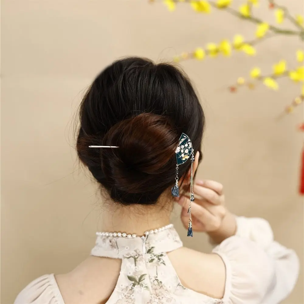Alat za dizajn, Pribor za kosu za djevojčice, Biserno Štapići za kosu Hanfu, pokrivala za Glavu u kineskom stilu, Drevna bobby pin za kosu u starinskom stilu