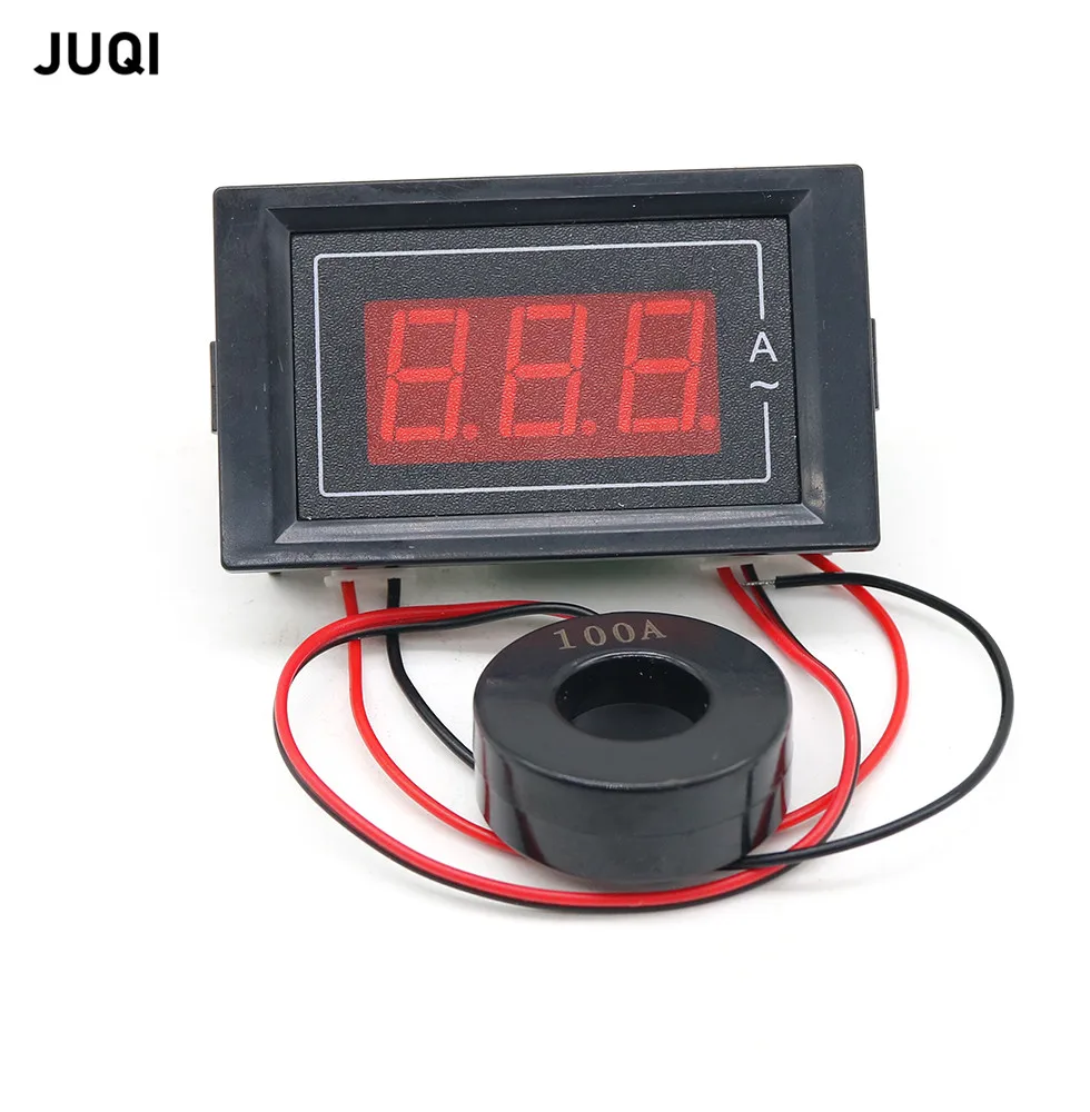 Ampermetar s digitalnim zaslonom ac D85-A može se mjeriti 0-100 A, ugrađena instalacija, digitalni led traka амперметра s шунтом
