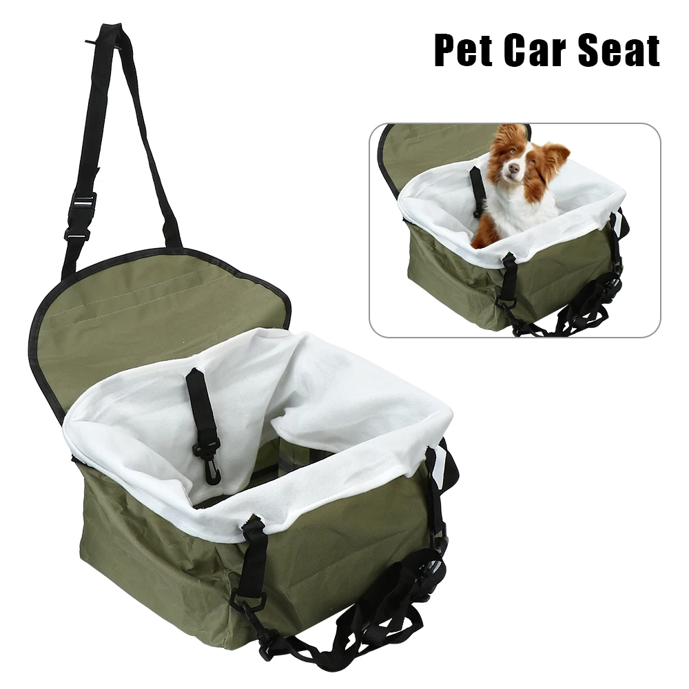 Auto-Pribora za putovanja 2 u 1 Folding Mat za auto sjedala, ručke za nošenje omogućuju za kućne ljubimce pse, Vodootporna torba za sjedenje Psa, Košara, Torba za štene, Sigurno ručke za nošenje omogućuju