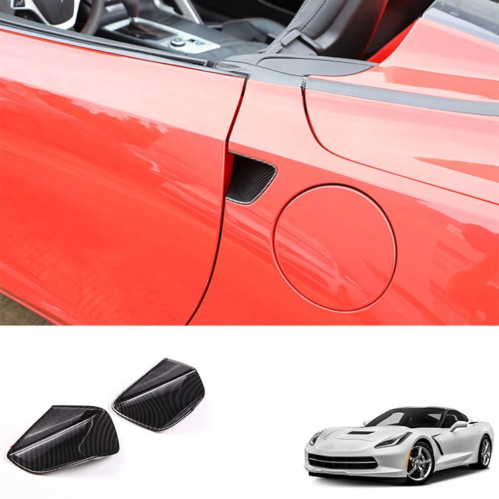 Auto vanjska vrata ručka od karbonskih vlakana, poklopac zdjele, trim šupljine šalice za Chevrolet Corvette C7 2014-2019