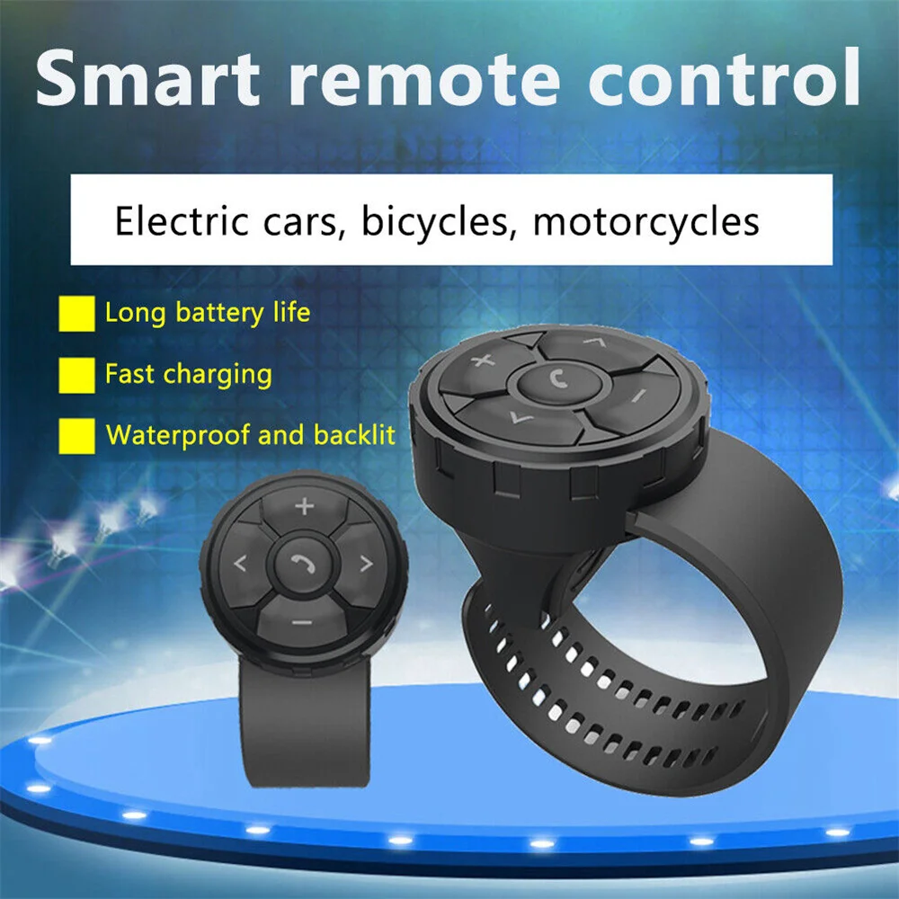 Bežični tipka Bluetooth 5.3, kacigu, štitnike za uši, Multimedijalni kontroler na upravljaču motocikl/bicikl, LB, Upravljanje kolom upravljača vozila