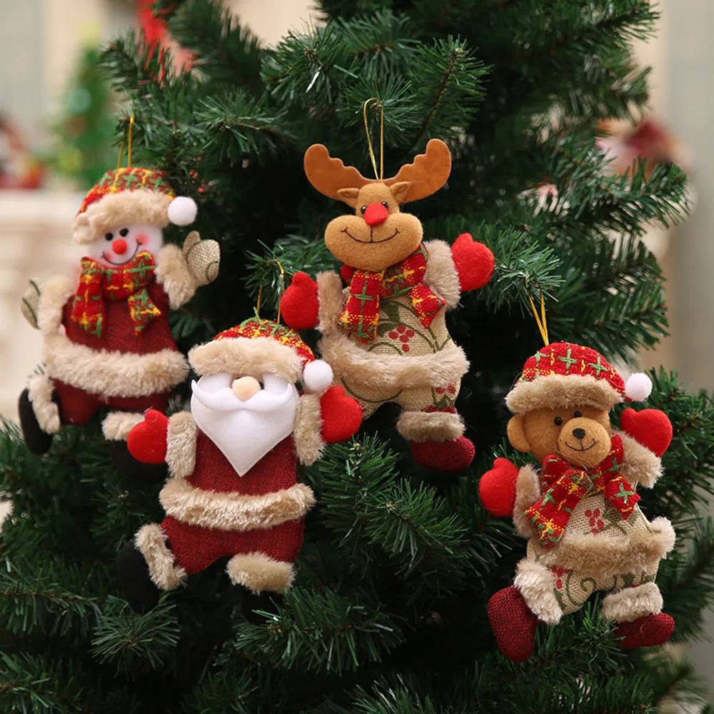 Božićni Vrećaste igračke, Viseći Ukras, Snješko, Božićni Drvce, Spušteni ovjes, Ukras Za Novogodišnje Zabave, Darove za djecu