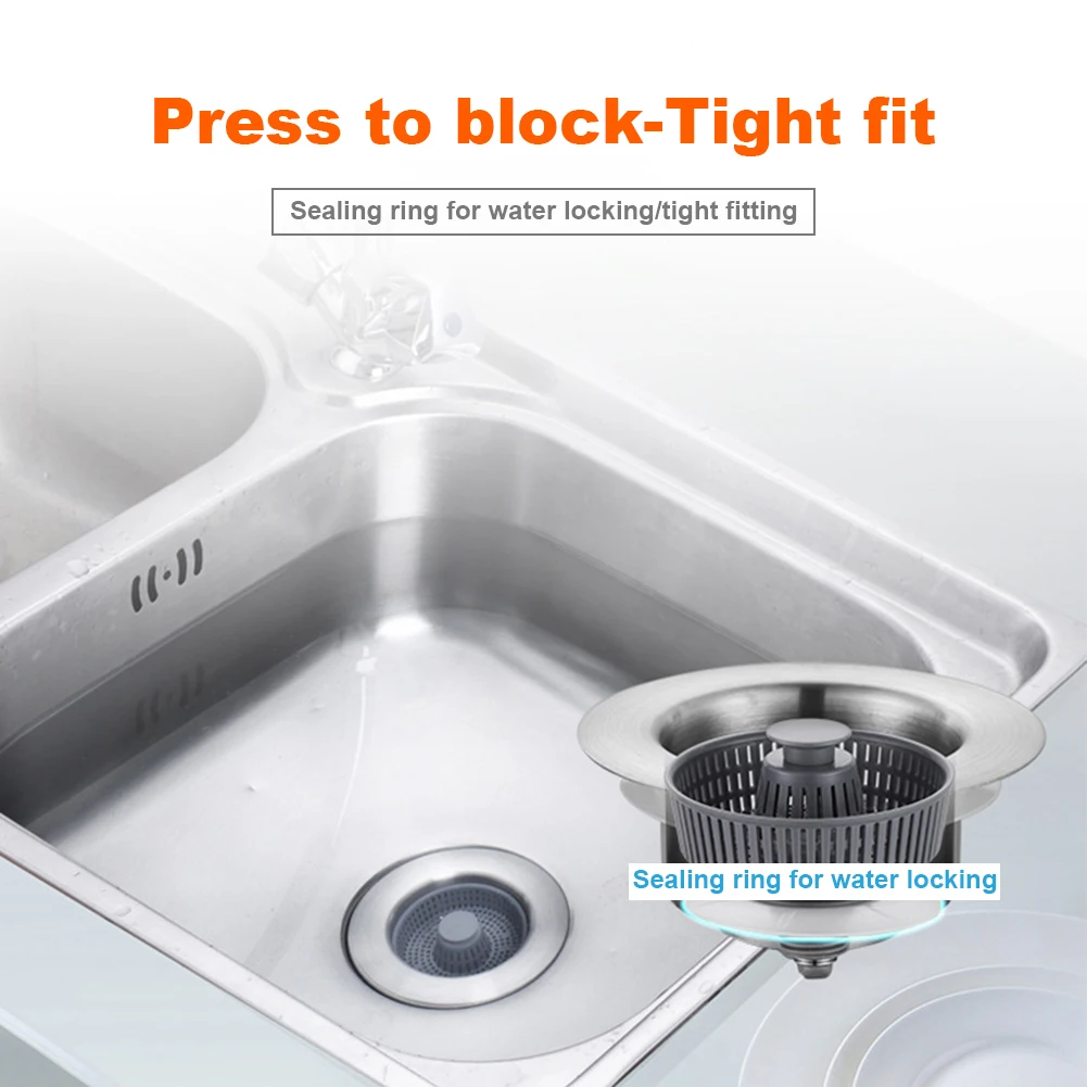 Filter za kuhinjski sudoper od nehrđajućeg čelika Profesionalni Подпрыгивающий filter Za umivaonik, Pribor za Sudoper