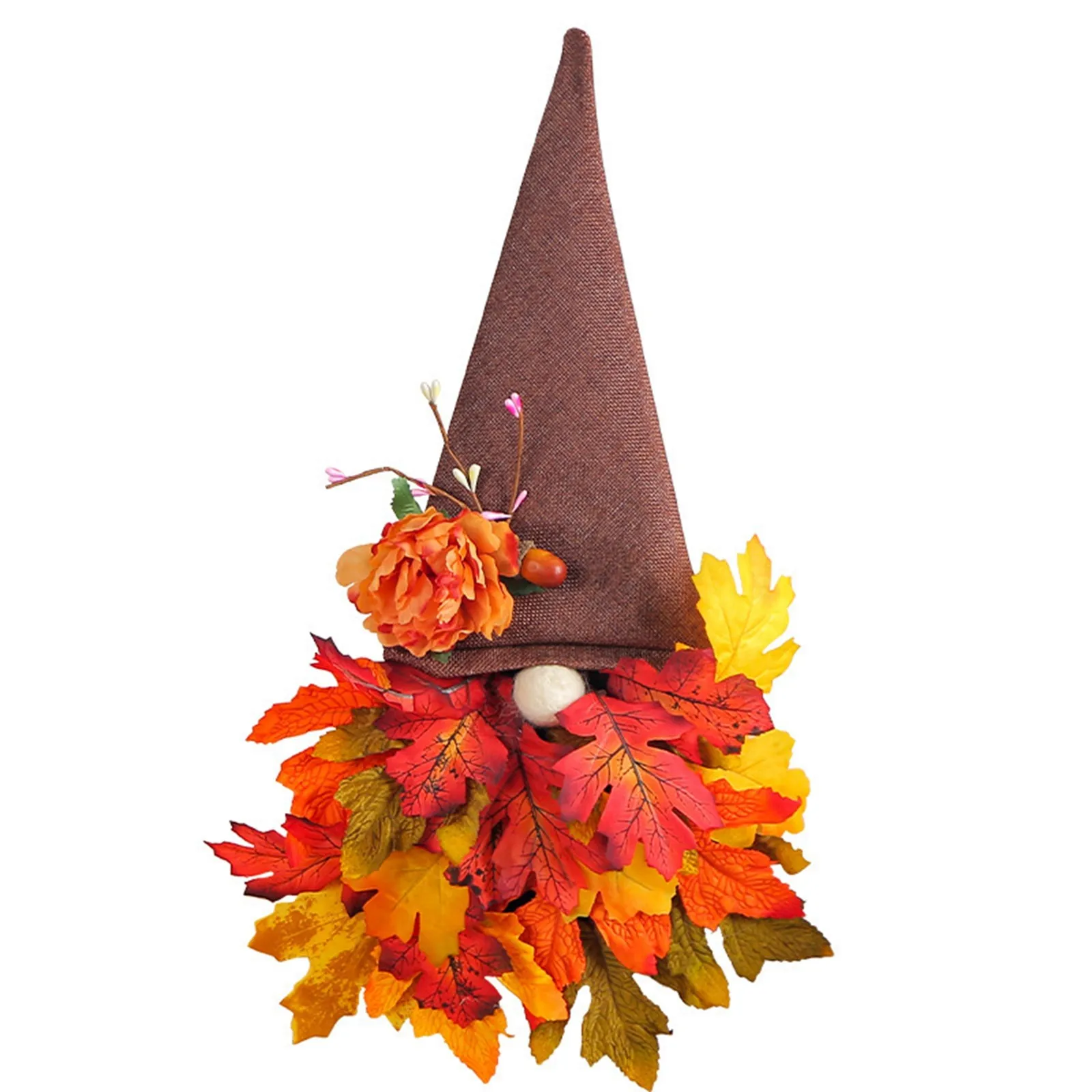 Jesenja vijenac, Šešir Gnome, vijenac od maple leafs, Božićni ukras, Ulazna vrata, Viseći ukras, prozor, Restoran, Home dekor 2024