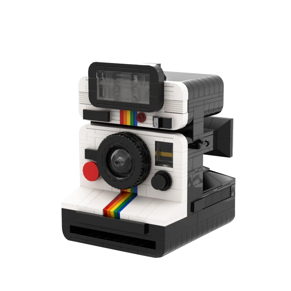 MOC Creativity Polaroided Land Camera 1000 Skup sastavnih blokova Nikoned F3 35mm Slr Obrazovne Opeke Igračke za Djecu Poklon za rođendan