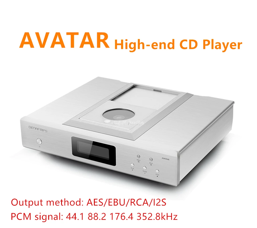 Novi Update Denafrips AVATAR High Fidelity I2S Optički i Koaksijalni Izlaz Glazba Bez Gubitaka Gornji Vanjski CD-player, Player Denafrips