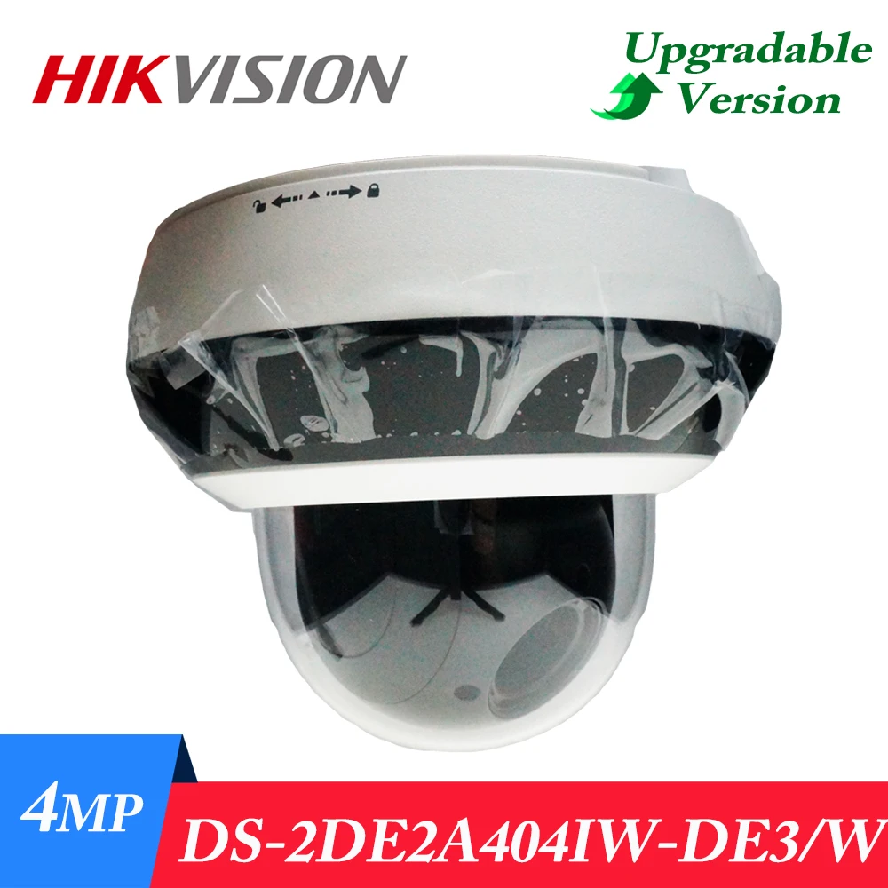 Originalna dome mrežna kamera Hikvision DS-2DE2A404IW-DE3/W (C0) (S6) (C) 2-inčni rezolucije 4 Megapiksela 4x zoom Wi-Fi IC Mini PT IP66 IK10