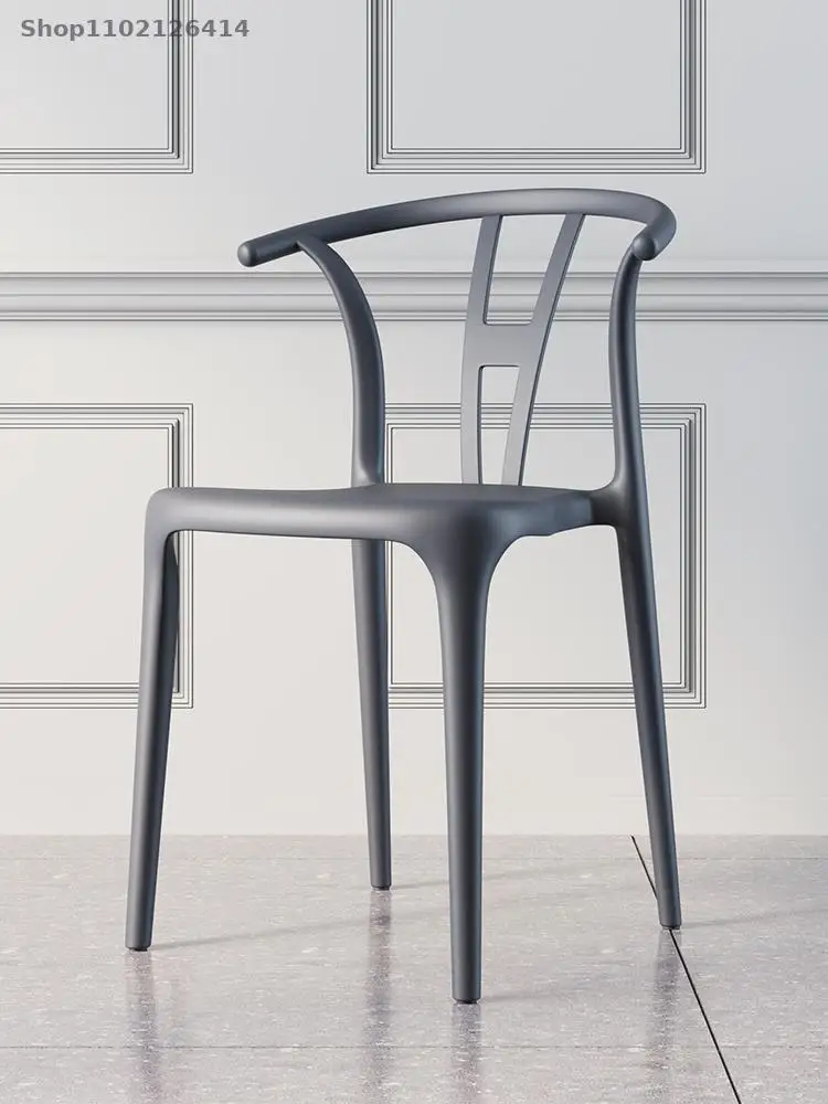 Plastična stolica za kuću sa zadebljanjem, moderan minimalistički stol, роговая naslona stolica, ulica vjenčanje plastična stolica, skandinavski blagovaona stolice