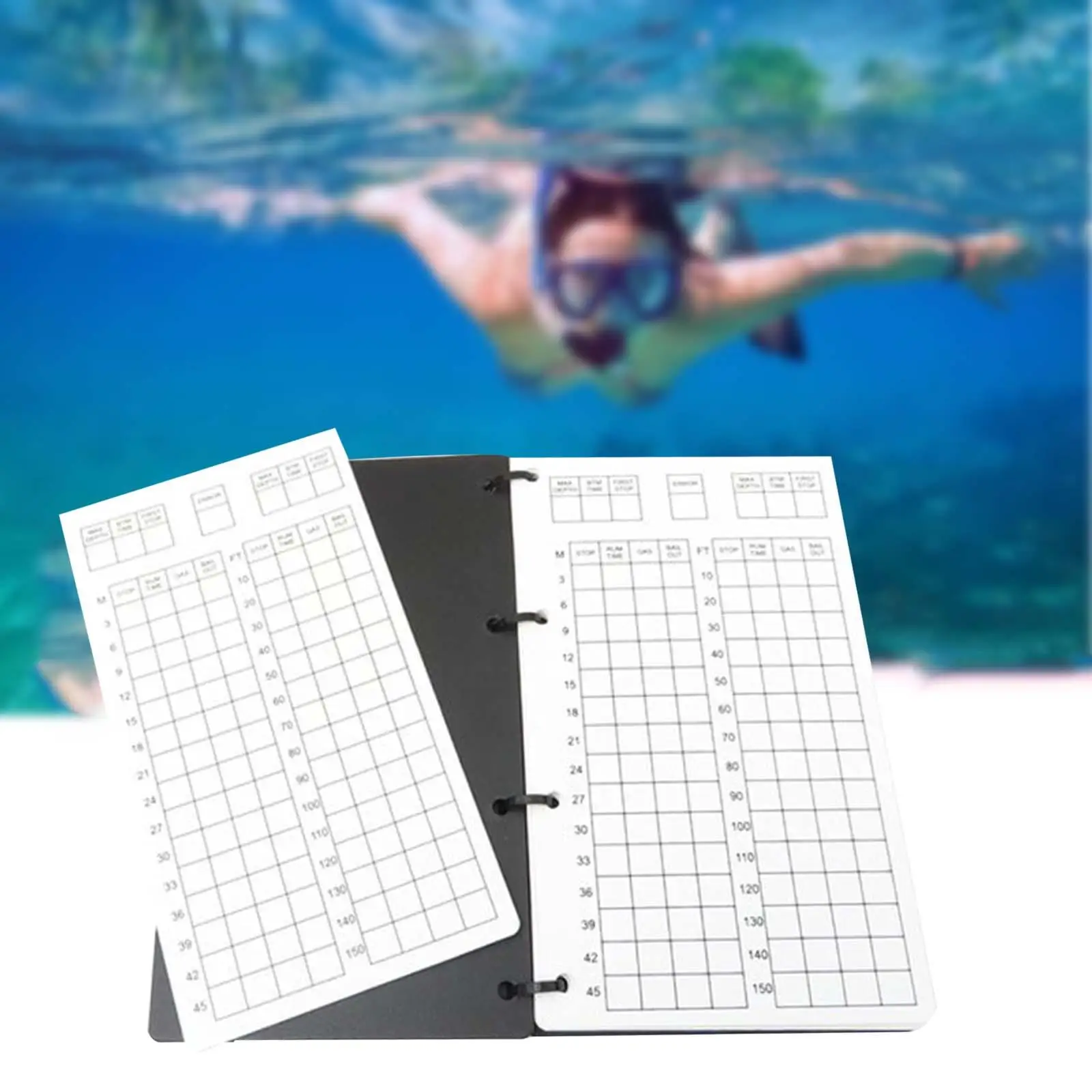 Podvodna odbora za pisma s remen, bilježnica za ronjenje, izradi bilješke o podvodnim vodenim sportovima, jedrenja uz ronjenje