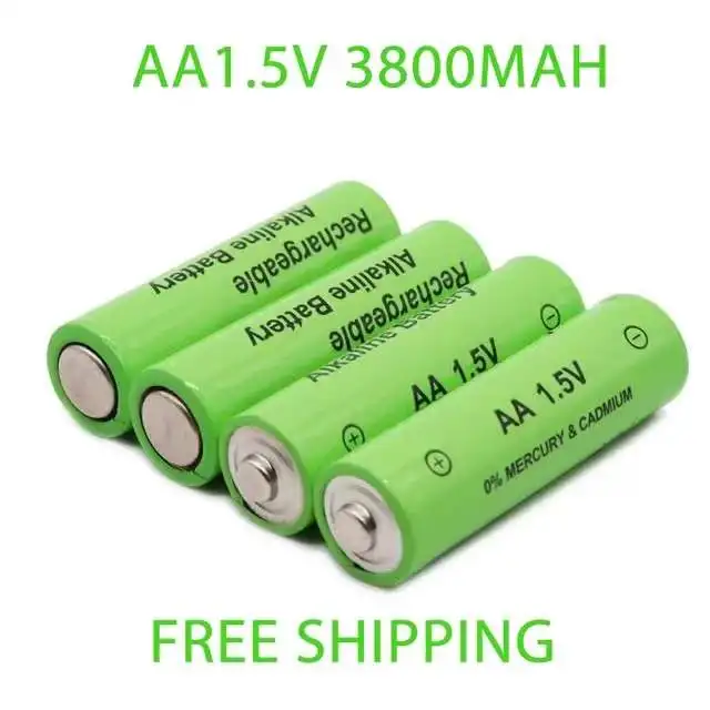 Potpuno Nova Baterija tipa AA 3800 mah, Punjiva Baterija NI-MH punjive baterije 1,5 v AA Sati, Miševa, računala, igračaka i tako dalje