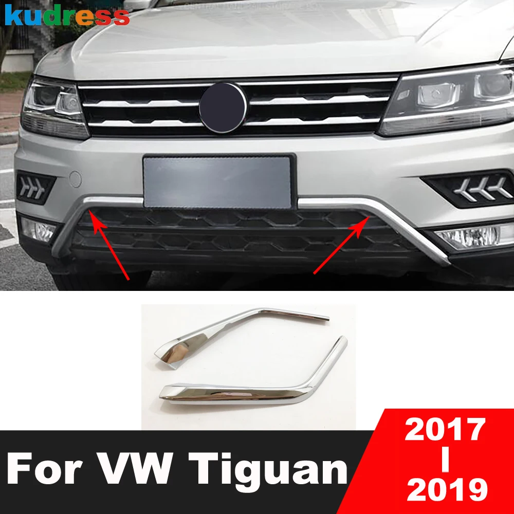 Prednja Maska Hladnjaka Maska za Volkswagen vw Tiguan 2017 2018 2019, Kromirana Rešetka za utrke automobila, Pribor za Ukrasne trake
