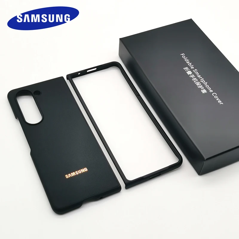 Samsung Galaxy Z Fold 5 Fold5 Luksuzna Kožna Torbica na Preklop Zaštitna torbica 