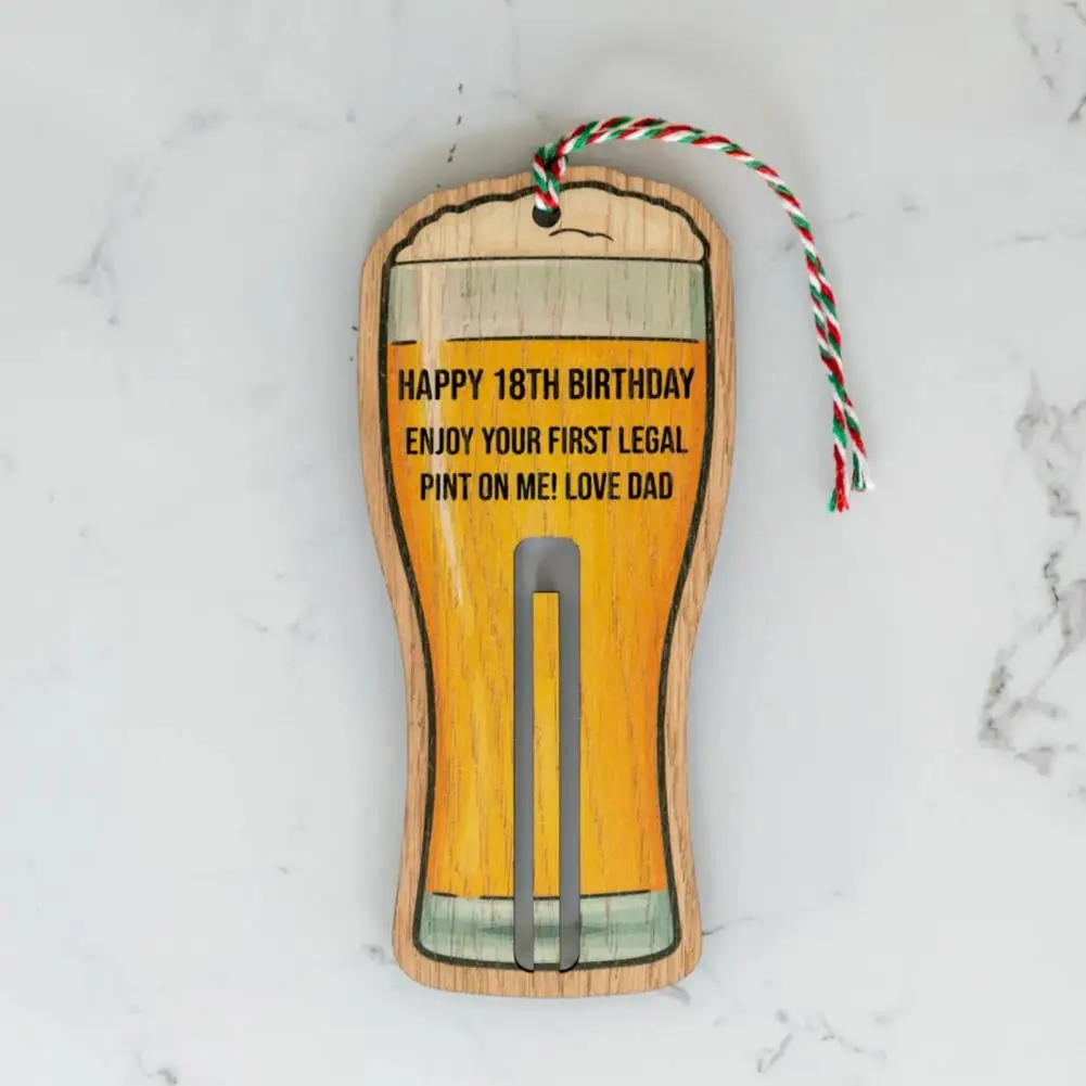 Stezaljka za novac s 18. rođendan, spona za novac s pivski ispis, Čestitke od 18 godina obljetnice, Jedinstveni spona za novac za pivo Milestone Birthday za muškarce