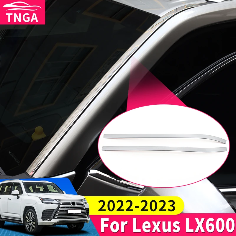 Ukrasne brtva na vjetrobransko staklo za Lexus LX600 LX 600 2022 2023 Vanjski pribor Lexus LX600 modernizirana kit хромированных dijelova karoserije