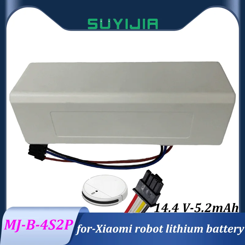 Univerzalni litij baterija 14,4 v 5,2 Ah Za подметания i drag -Xiaomi Mijia Robotic Sweeping Drag and Battery