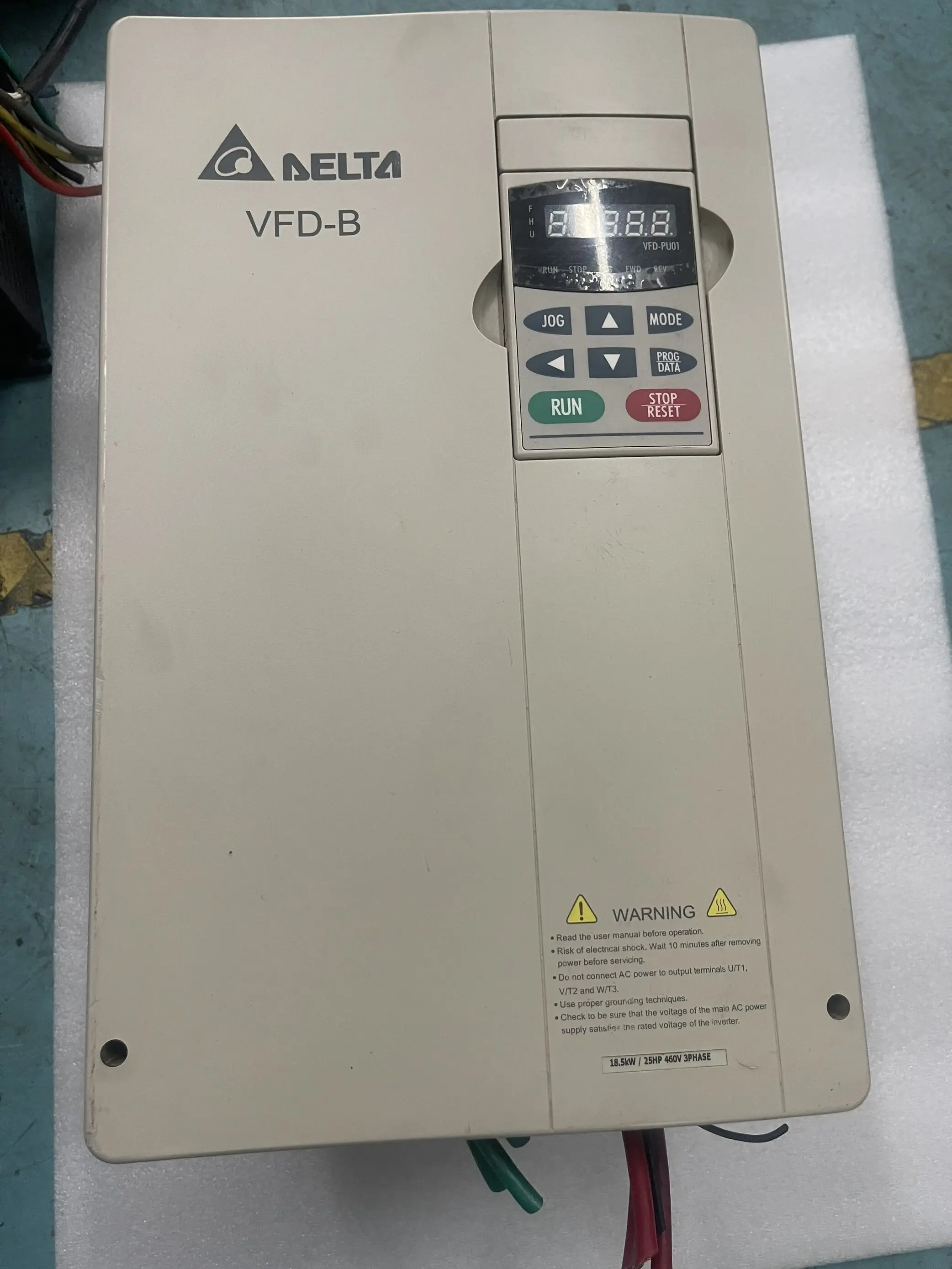 VFD185B43A 18.5 KW Test u REDU Dostava