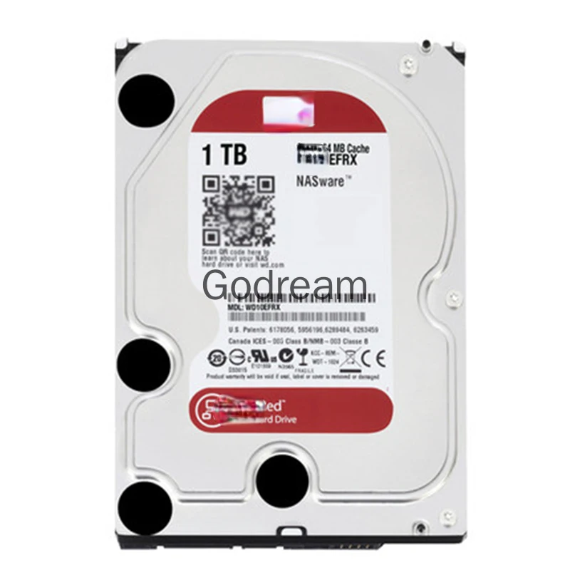 Za Western Data 10EFRX Vertikalni Red Disk od 3,5 Inča 1T Stolno Računalo Tvrdi Disk NAS Server za pohranu