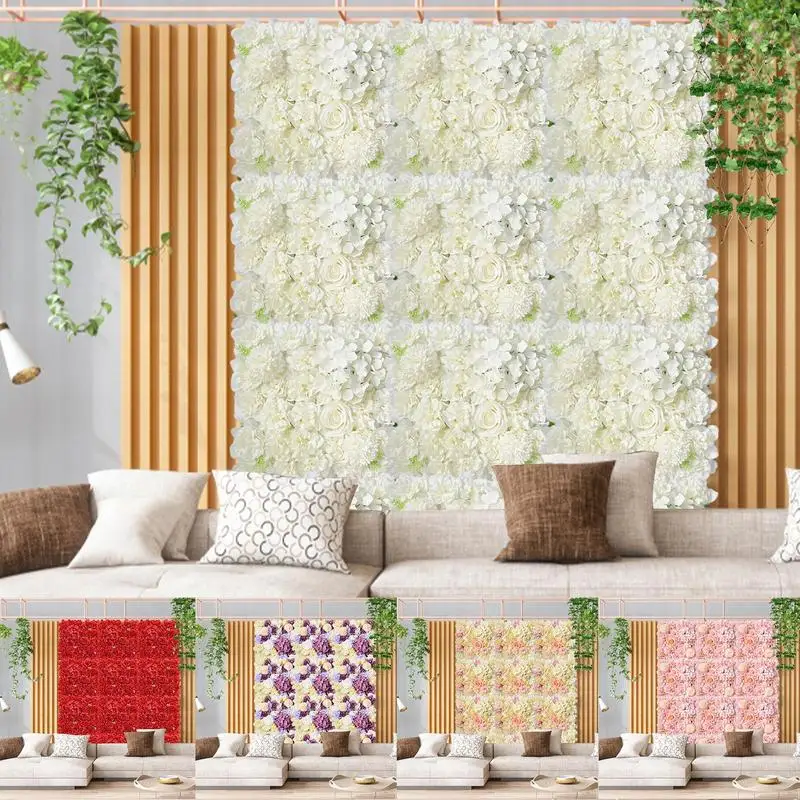 Стеновая ploča od umjetnog cvijeta Realno imitacija cvjetni zid Bogata zid od umjetnog cvijeća za balkona, scene, vrt